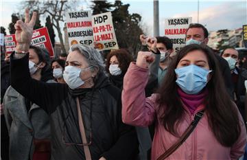 TURKEY PROTEST KURDS HDP