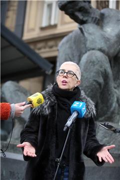 Konferencija za medije kandidatkinje za gradonačelnicu Zagreba Marine Pavković