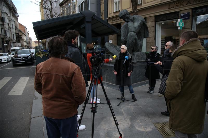 Konferencija za medije kandidatkinje za gradonačelnicu Zagreba Marine Pavković