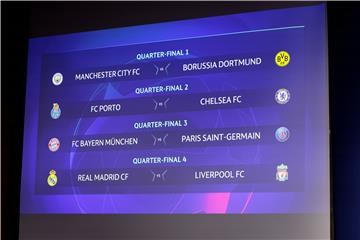 SWITZERLAND UEFA CHAMPIONS LEAGUE DRAW