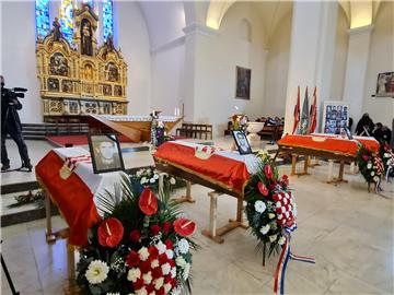 Funeral held in Bugojno for 4 Croats exhumed from mass grave in 2020