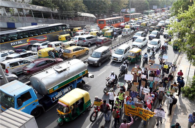 INDIA CLIMATE CHANGE PROTEST