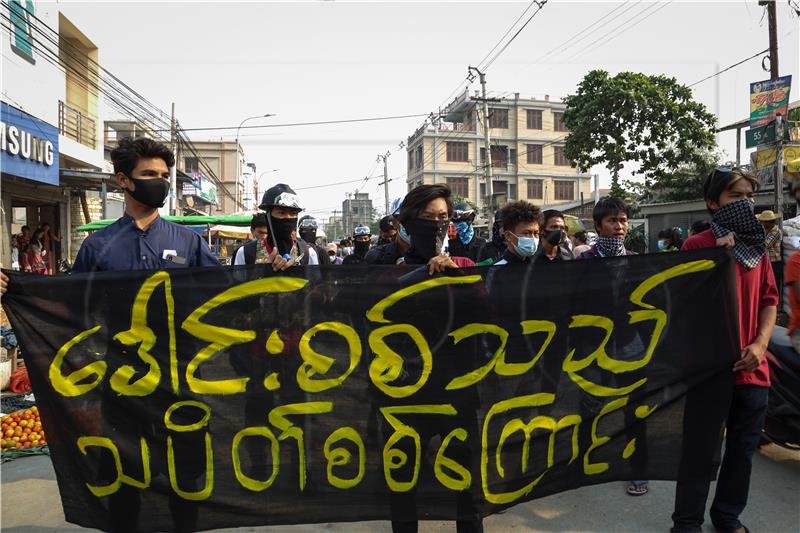 MYANMAR MILITARY COUP PROTEST