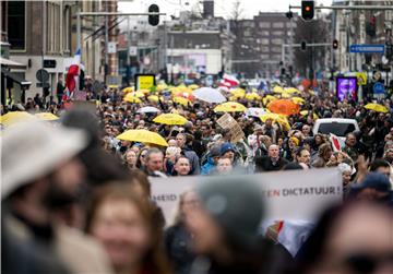 NETHERLANDS PROTEST CORONAVIRUS COVID19