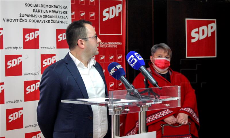 Virovitica: SDP predstavio kandidata za župana Virovitičko-podravske županije