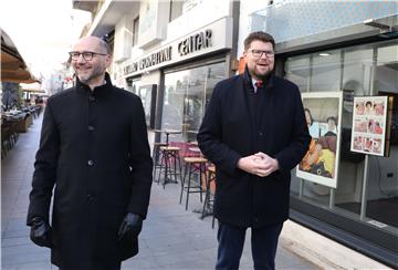 Konferencija za medije SDP-a u povodu obilježavanja godine dana od potresa u Zagrebu