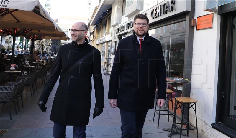 Konferencija za medije SDP-a u povodu obilježavanja godine dana od potresa u Zagrebu