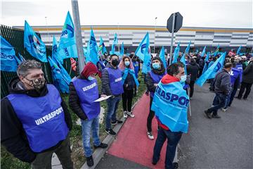 ITALY TURIN AMAZON WORKERS STRIKE