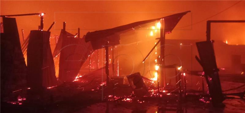 BANGLADESH FIRE REFUGEES ROHINGYA CAMP