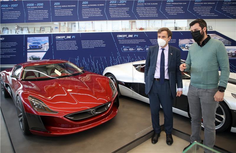 Carmaker Rimac welcomes UK secretary, says has opened office in UK