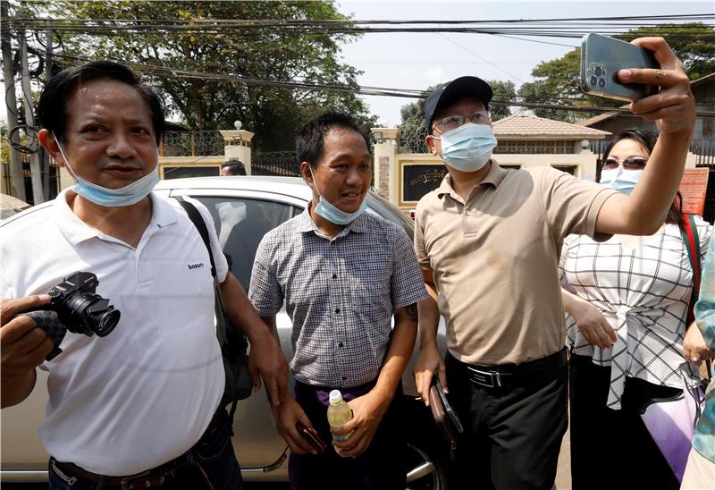 MYANMAR MILITARY COUP PROTEST MEDIA