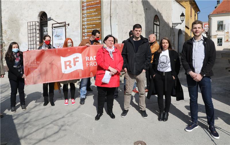 Konferencija za medije Radničke fronte