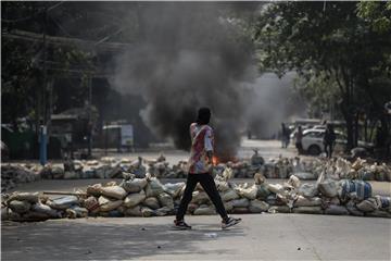 MYANMAR MILITARY COUP PROTEST