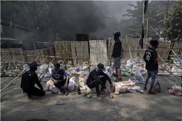 MYANMAR MILITARY COUP PROTEST