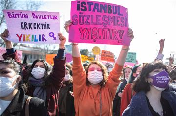 TURKEY WOMEN HUMAN RIGHTS PROTEST