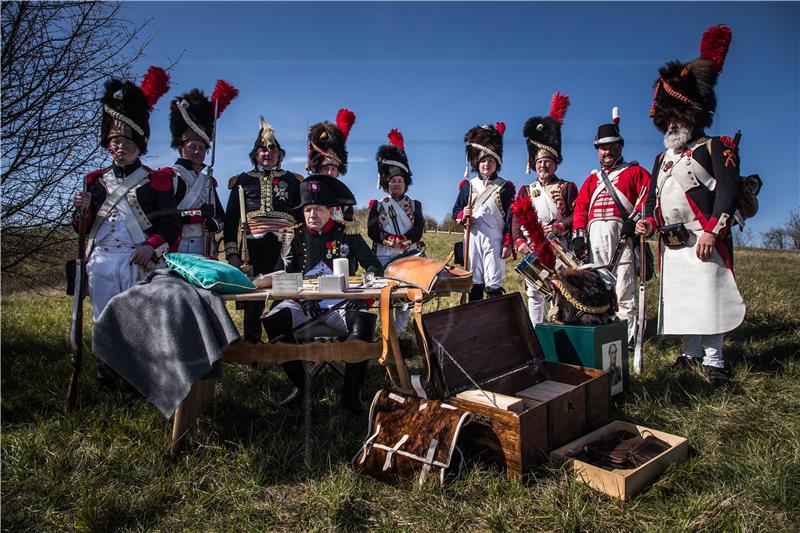 FRANCE PHOTO SET NAPOLEON BICENTENARY COMMEMORATION