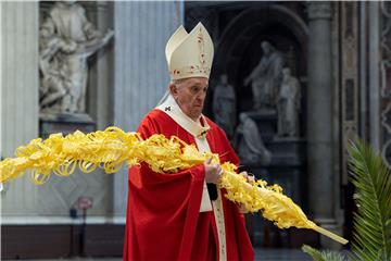 VATICAN POPE FRANCIS PALM SUNDAY