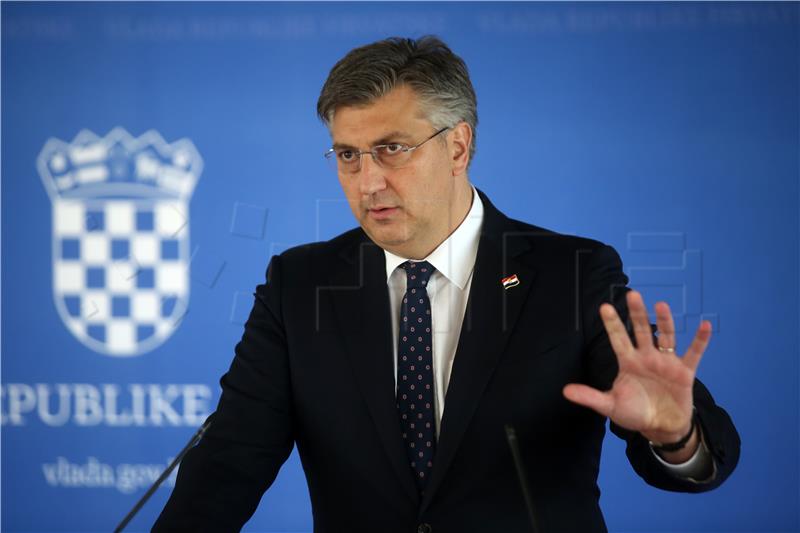 Plenković describes Milanović's statements as political barbarity