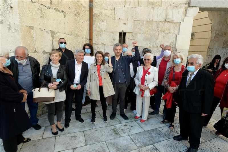 Konferencija za novinare Radničke fronte i SRP-a