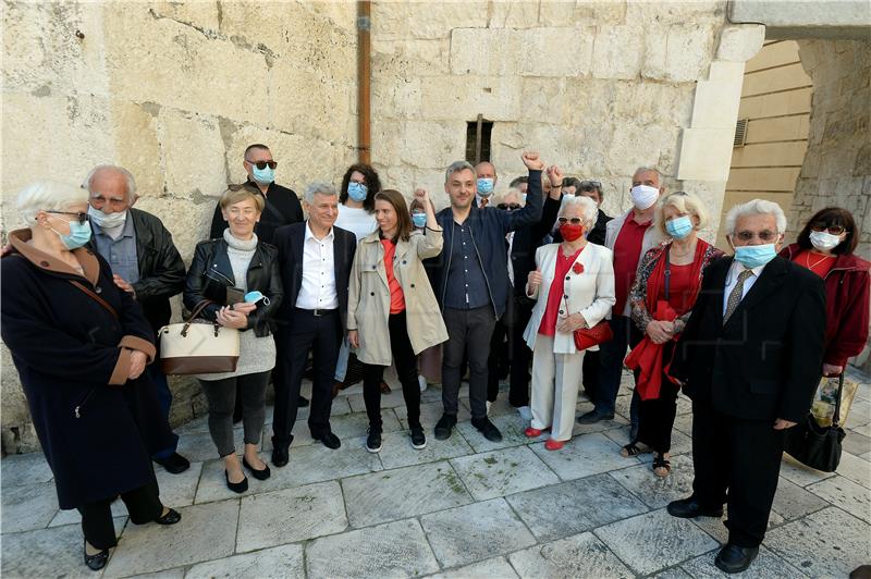 Konferencija za novinare Radničke fronte i SRP-a