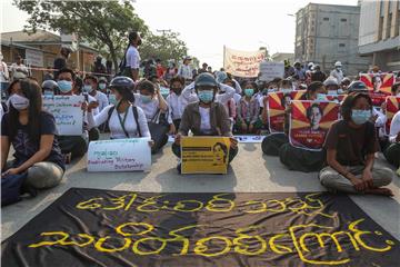 MYANMAR MILITARY COUP PROTEST