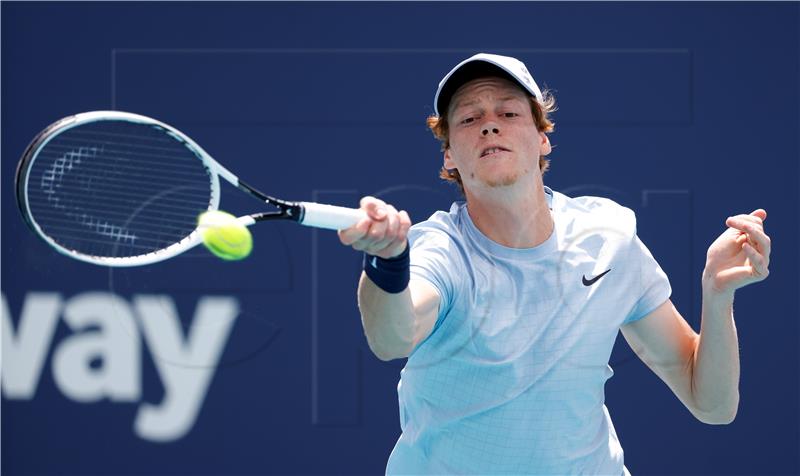 ATP Miami: Talijanski tinejdžer Sinner preokretom do finala 