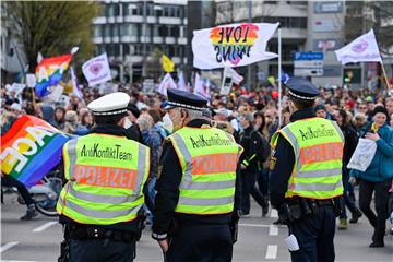 GERMANY PROTEST COVID19 CORONAVIRUS PANDEMIC