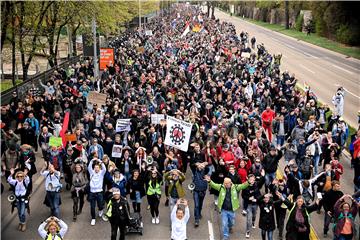 GERMANY PROTEST COVID19 CORONAVIRUS PANDEMIC