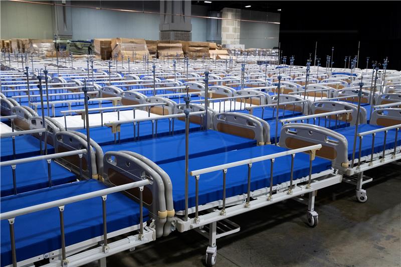 USA PANDEMIC COVID19 HOSPITAL BEDS