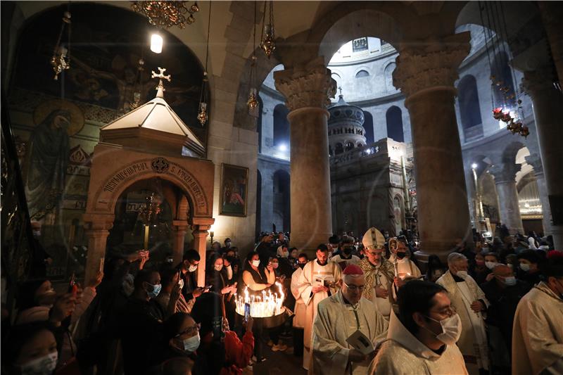 MIDEAST JERUSALEM BELIEF EASTER SUNDAY