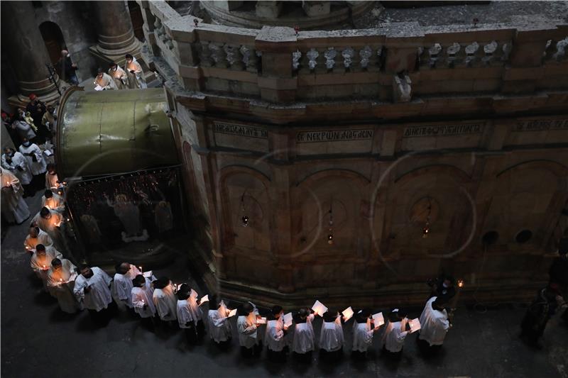 MIDEAST JERUSALEM BELIEF EASTER SUNDAY