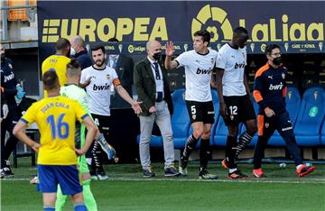 Cadiz - Valencia 2-1, susret prekinut na 20 minuta zbog rasizma