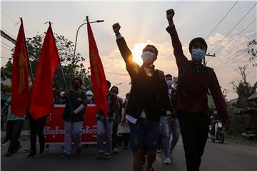 MYANMAR MILITARY COUP PROTEST