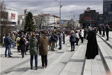 Sarajevo: Prosvjedi protiv vlasti zbog lošeg upravljanja pandemijom