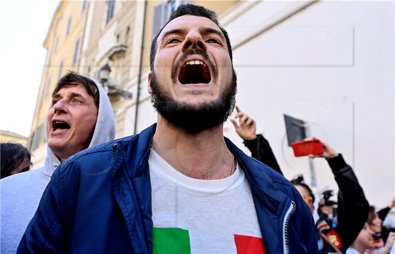 ITALY CORONAVIRUS PANDEMIC PROTEST