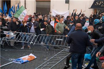 ITALY CORONAVIRUS PANDEMIC PROTEST