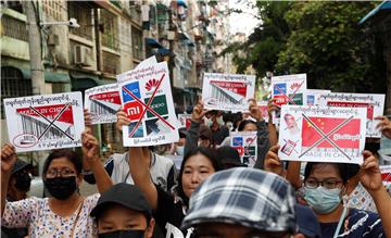 MYANMAR MILITARY COUP PROTEST