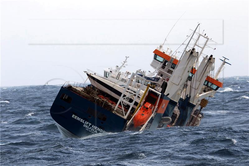 AT SEA NORWAY CARGO SHIP EMERGENCY