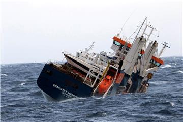 AT SEA NORWAY CARGO SHIP EMERGENCY