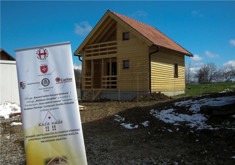 Austrijska udruga gradnjom kuća pomaže potresom pogođenim obiteljima