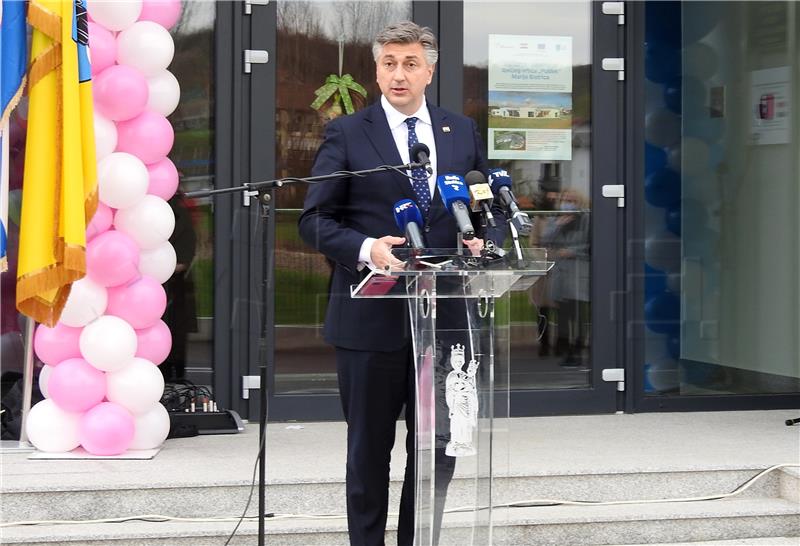 Plenković na otvaranju Dječjeg vrtića "Pušlek" u Mariji Bistrici