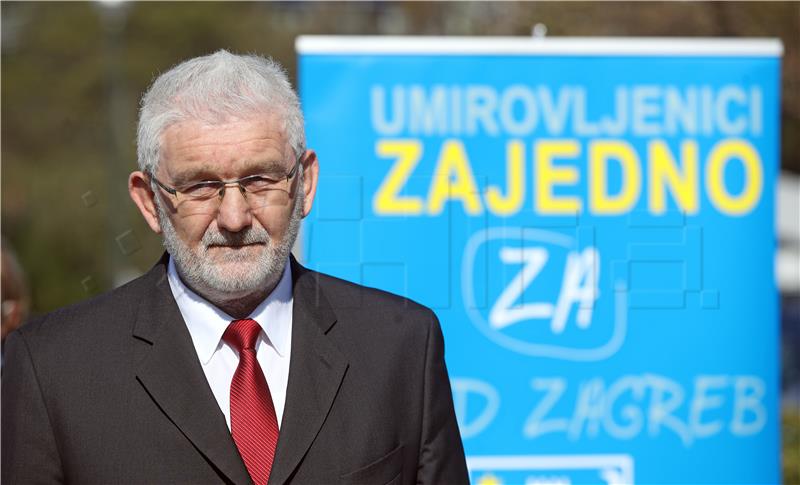 Špika kandidat platforme Umirovljenici zajedno za gradonačelnika Zagreba