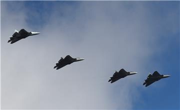 RUSSIA VICTORY DAY PARADE REHEARSAL