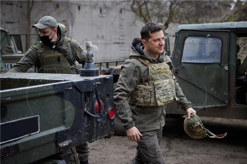 UKRAINE DONBAS CONFLICT ZELENSKY