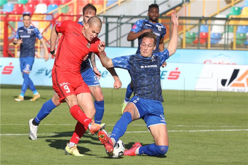 HT Prva liga utakmica između HNK Gorica i NK Varaždin