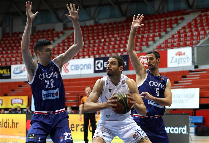 Utakmica 25. kola ABA košarkaške lige: Cibona - Zadar