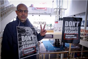 BELGIUM ALI HUNGER STRIKE FOR JULIAN ASSANGE