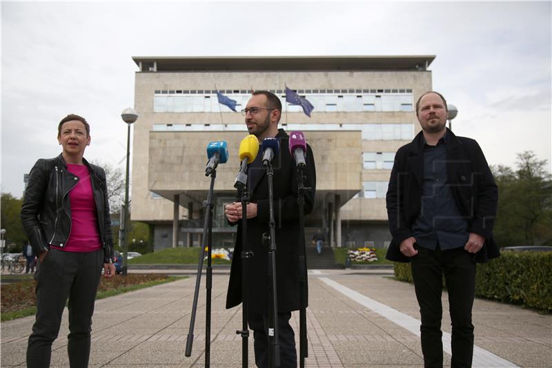 Zagreb mayoral candidate Tomašević presents candidates for his deputies