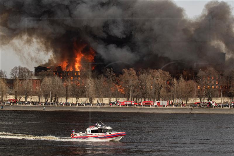 RUSSIA FACTORY FIRE