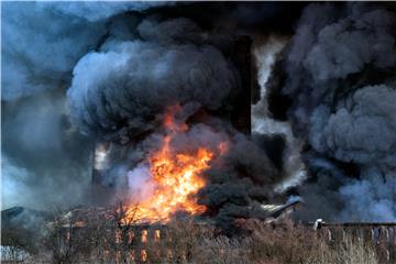 RUSSIA FACTORY FIRE